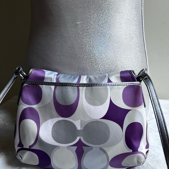 Coach Kyra Scarf Multicolor Flap Crossbody bag. COACH - Picture 3 of 8